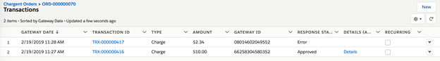 transactions