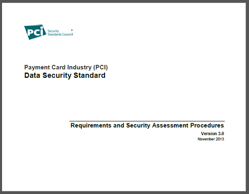 Data Security Standard PCI Payment Card INdustry