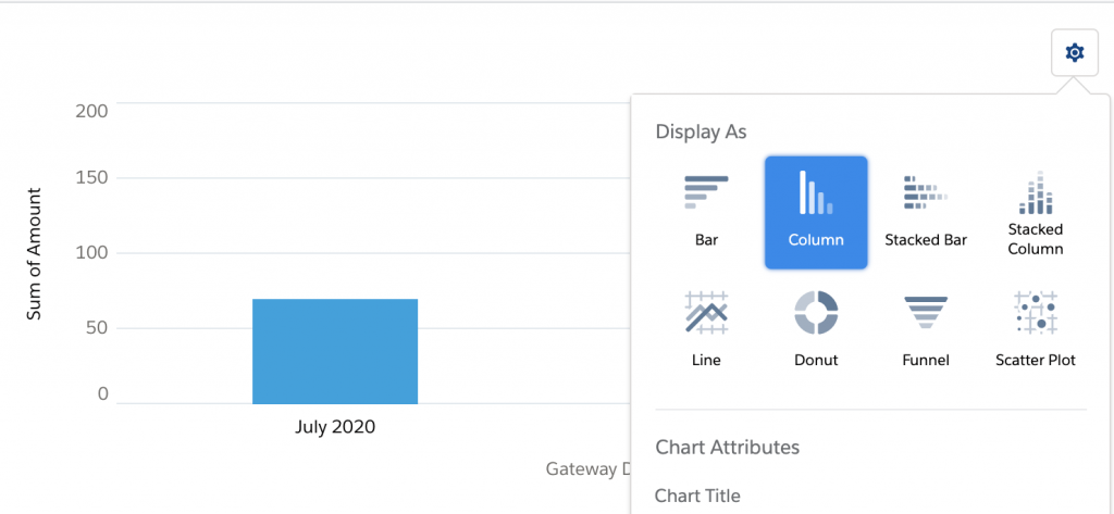 Customizing Chargent Reports in Salesforce