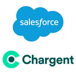 Salesforce, Chargent logos