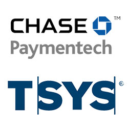 Chase Paymentech, TSYS logos