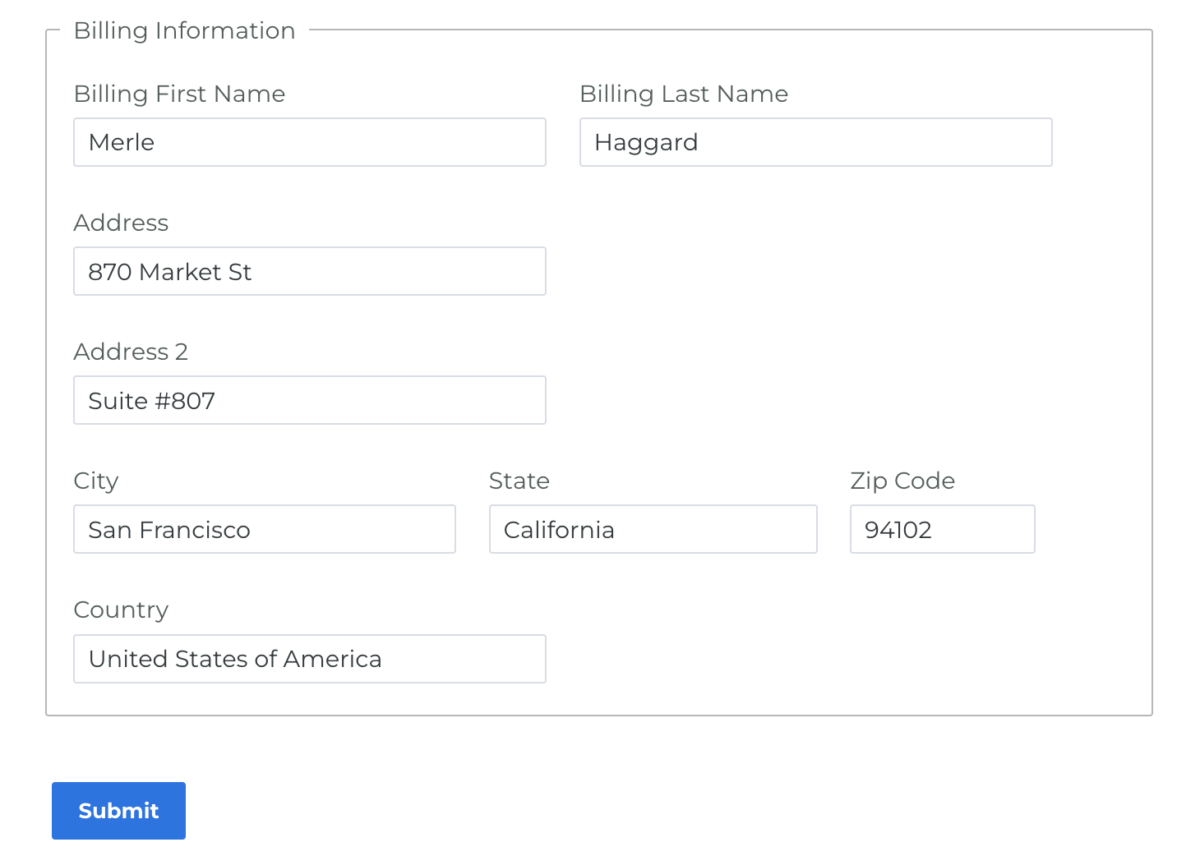 FormAssembly Chargent Connector Chargent by AppFrontier