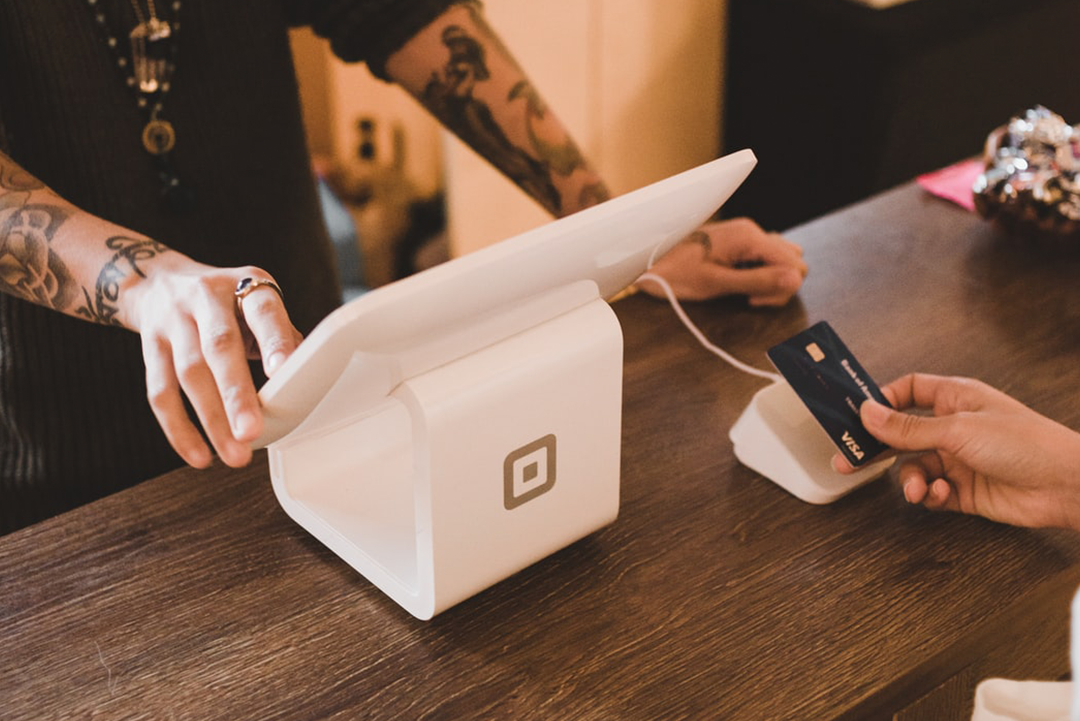 Credit card making a payment.