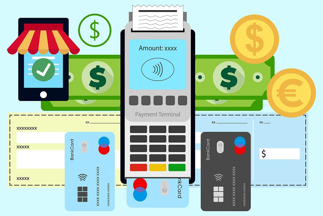 Image of payments processing.
